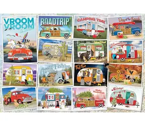 Kopfsteinpflaster-Puzzle Vroom Vroom / 2000 Teile / ab 14 Jahren
