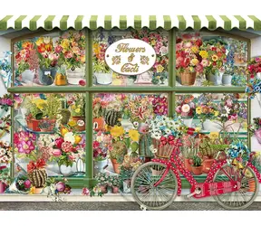 COBBLE HILL Puzzle Blumen- und Kaktusladen XL / 275 Teile / ab 9 Jahren