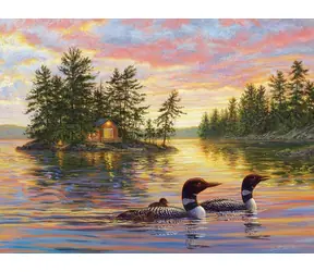 COBBLE HILL Puzzle Ruhiger Abend XL / 275 Teile / ab 9 Jahren