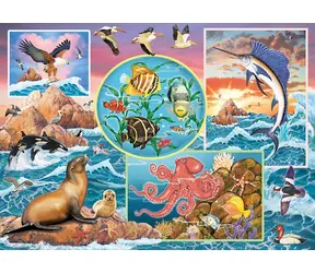 COBBLE HILL Familienpuzzle „Die Magie des Ozeans“ / 350 Teile / ab 9 Jahren