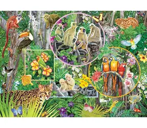 COBBLE HILL Familienpuzzle „Der Zauber des Waldes“ / 350 Teile / ab 9 Jahren