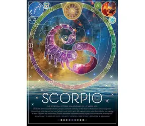 COBBLE HILL Puzzle Sternzeichen: Skorpion / 500 Teile / ab 12 Jahren