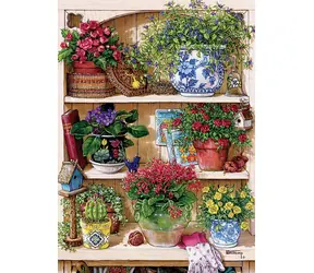 Kopfsteinpflaster-Puzzle-Blumenbox / 500 Teile / ab 12 Jahren