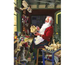 COBBLE HILL Puzzle Weihnachtswerkstatt / 500 Teile / ab 12 Jahren