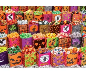 COBBLE HILL Puzzle Halloween-Süßigkeiten / 500 Teile / ab 12 Jahren