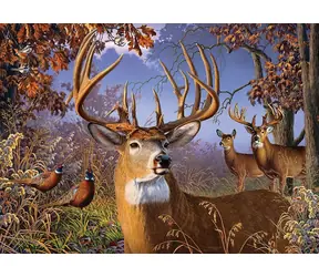 COBBLE HILL Puzzle Hirsche und Fasane / 500 Teile / ab 12 Jahren