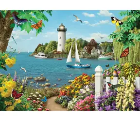 Kopfsteinpflaster-Puzzle „Im Hafen“ / 500 Teile / ab 12 Jahren