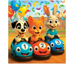 Wooden City Holzpuzzle Happy Race / 20 Teile / ab 5 Jahren