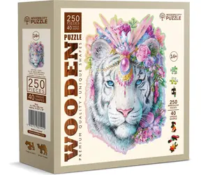 Wooden City Holzpuzzle Mystischer Tiger / 250 Teile / ab 14 Jahren