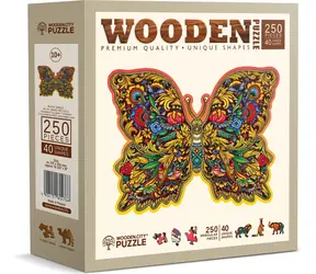 Wooden City Holzpuzzle Royal Wings / 250 Teile / ab 10 Jahren