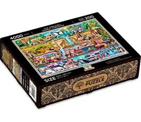 Wooden City Holzpuzzle „Das faszinierende Tierreich“ / 4000 Teile / ab 14 Jahren