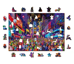 Wooden City Holzpuzzle Silvester 2-in-1 / 505 Teile / ECO / ab 14 Jahren