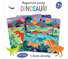 Svojtka & Co. Magnetpuzzle Dinosaurier 3x16 Teile / ab 3 Jahren