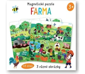 Svojtka & Co. Magnetpuzzle Bauernhof 3x16 Teile / ab 3 Jahren