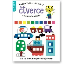 Svojtka & Co. Cat Dot lehrt Formen: Quadrate mit Aufklebern / ab 3 Jahren