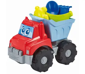 Ecoiffier Truck 33 cm mit Teekanne und Sandzubehör / ab 2 Jahren