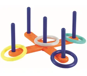 Ecoiffier Ringwurfkreuz + 4 Ringe / ab 2 Jahren