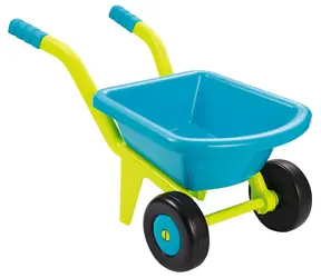 Ecoiffier Gartenschubkarre gelb-blau mit 2 Rädern / ab 18 Monaten