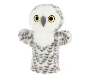 Keel Toys SE3077-7 Keeleco Owl - Handpuppe aus Öko-Plüsch, 27 cm