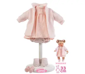 Llorens P33-156 Kleid für 33 cm Puppe