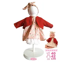 Llorens M740-015 Outfit für NEW BORN Babypuppen, Größe 40-42 cm