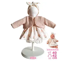 Llorens M740-016 Outfit für NEW BORN Babypuppen, Größe 40-42 cm