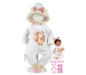 Llorens M844-82 Outfit für NEW BORN Babypuppen der Größe 43-45 cm