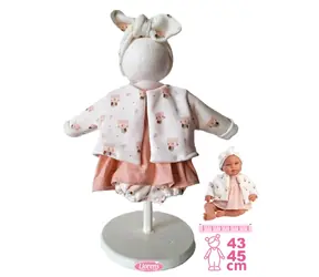 Llorens M844-004 Outfit für NEW BORN Babypuppen der Größe 43-45 cm