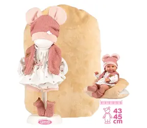 Llorens M738-16 Outfit für NEW BORN Babypuppen (Größe 40-42 cm) mit Zubehör