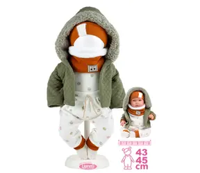 Llorens M844-65 Outfit für NEW BORN Babypuppen der Größe 43-45cm