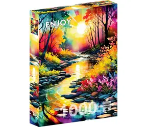 ENJOY Puzzle Spring Stream / 1000 Teile / ab 14 Jahren