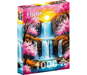 ENJOY Puzzle Kirschwasserfall / 1000 Teile / ab 14 Jahren