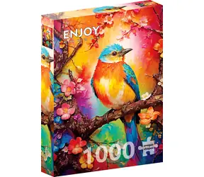 ENJOY Puzzle „Bunter Vogel“ / 1000 Teile / ab 14 Jahren