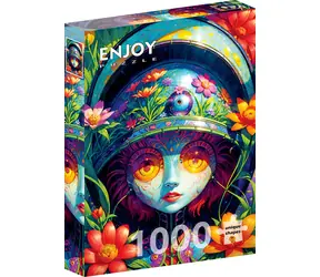 ENJOY Puzzle Flower Warrior / 1000 Teile / ab 14 Jahren