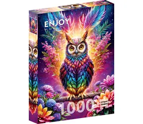 ENJOY Puzzle Neon Owl / 1000 Teile / ab 14 Jahren
