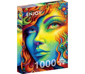 ENJOY Puzzle Painted Lady / 1000 Teile / ab 14 Jahren