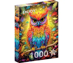 ENJOY Puzzle Herbst-Eule / 1000 Teile / ab 14 Jahren