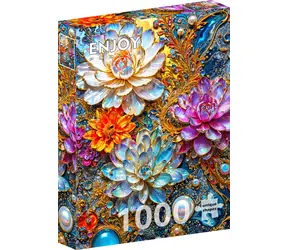ENJOY Puzzle Pearl Seerosen / 1000 Teile / ab 14 Jahren