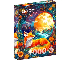 ENJOY Puzzle Mondfuchs / 1000 Teile / ab 14 Jahren