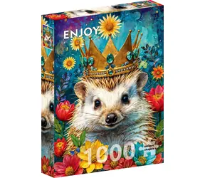 ENJOY Puzzle Gekrönter Igel / 1000 Teile / ab 14 Jahren