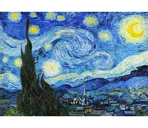 ENJOY Puzzle Vincent Van Gogh: Sternennacht / 1000 Teile / ab 14 Jahren