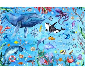 ENJOY Puzzle Tiefblaues Meer / 1000 Teile / ab 14 Jahren
