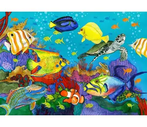 ENJOY Puzzle Unterwasser-Regenbogen / 1000 Teile / ab 14 Jahren
