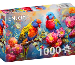 ENJOY Puzzle Tropical Companions / 1000 Teile / ab 14 Jahren