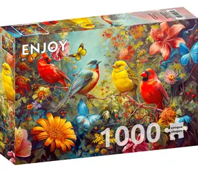 ENJOY Puzzle Piepsen und Flattern / 1000 Teile / ab 14 Jahren