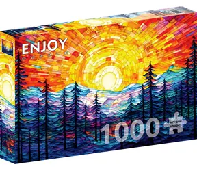 ENJOY Puzzle Wunderschöner Sonnenuntergang / 1000 Teile / ab 14 Jahren