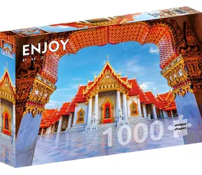 ENJOY Puzzle Marmortempel, Bangkok / 1000 Teile / ab 14 Jahren