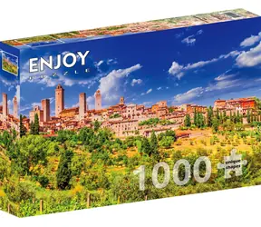 ENJOY Puzzle San Gimignano, Italien / 1000 Teile / ab 14 Jahren