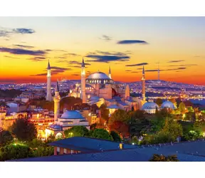 ENJOCE Puzzle Hagia Sofia bei Sonnenuntergang, Istanbul / 1000 Teile / ab 14 Jahren