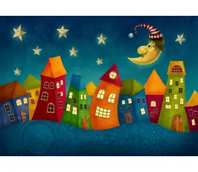 ENJOY Puzzle Bunte Häuser / 1000 Teile / ab 14 Jahren